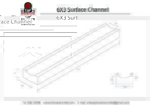 6X3 Surface Channel