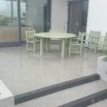 Rimini ground, bull nose kerb setts